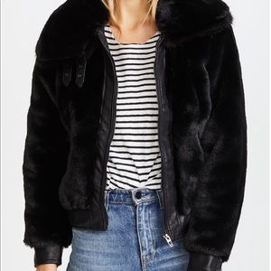 Blank NYC noise coat in black size small
